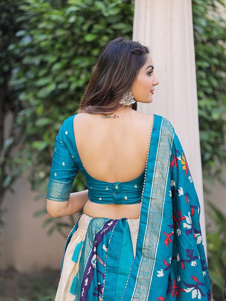 Backless Choli with Heavy Lehenga